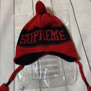Supreme Heathered Earflip Beanie